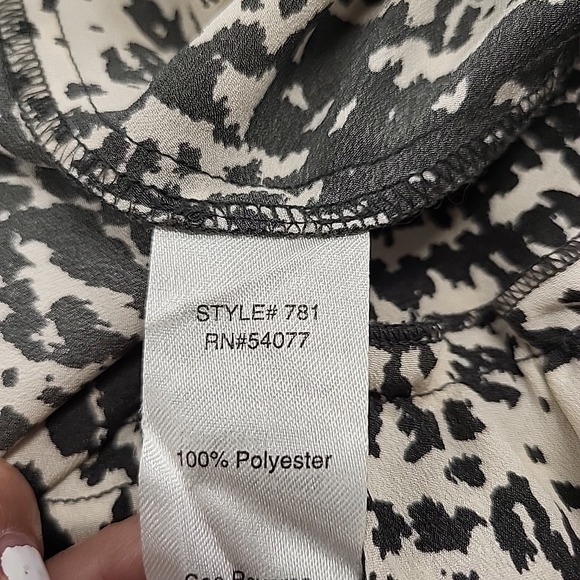 CAbi Long Maxi Skirt, Beige/Black, Size Small - Picture 8 of 9